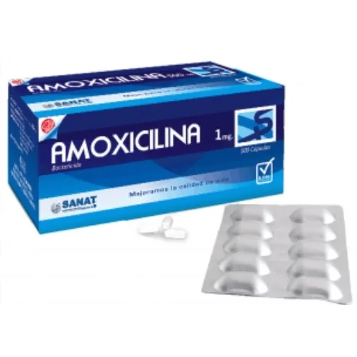 AMOXICILINA 1 GR CAJA X 500 COMPRIMIDOS - Ecofarma